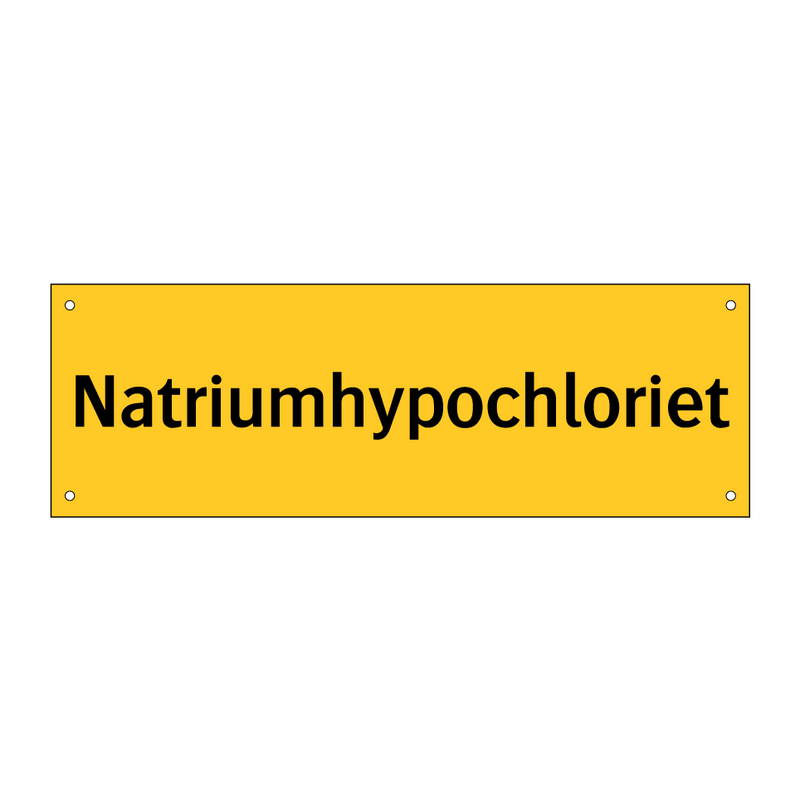 Natriumhypochloriet