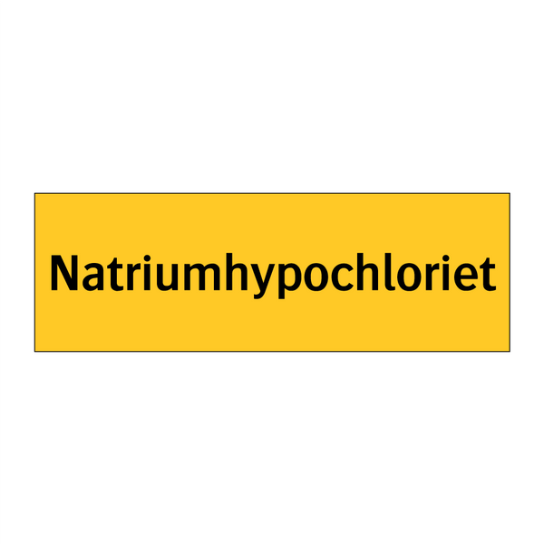 Natriumhypochloriet