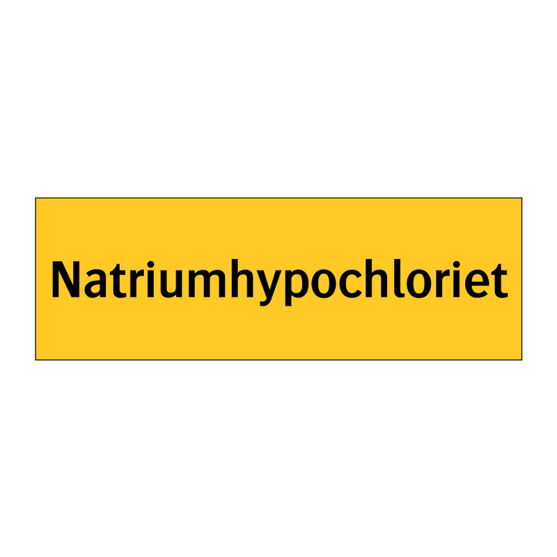 Natriumhypochloriet