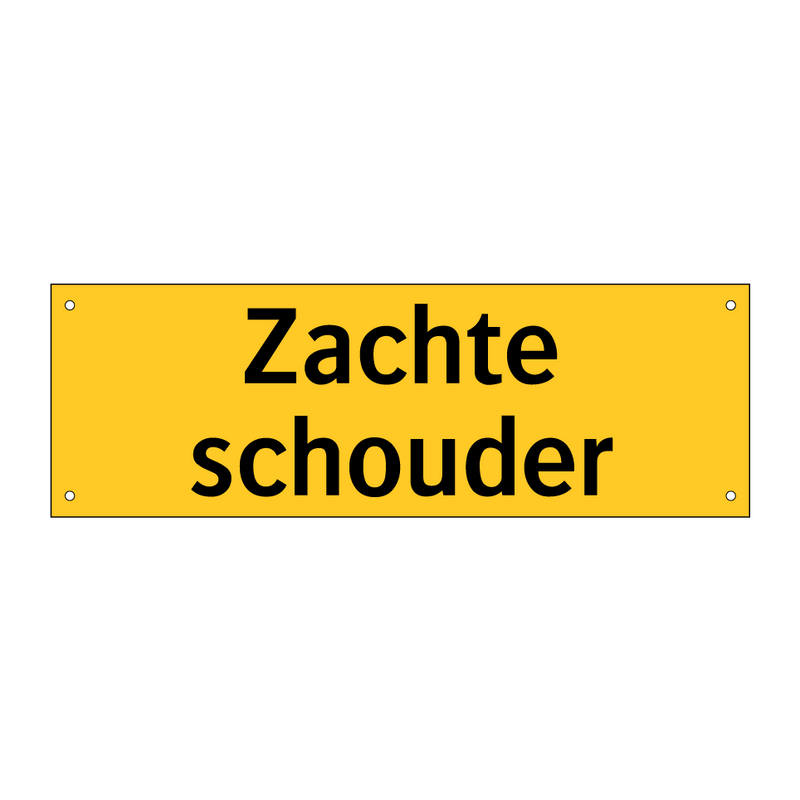 Zachte schouder