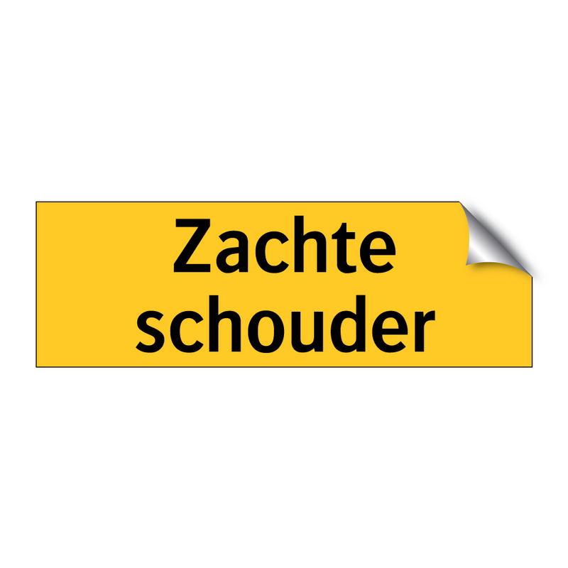 Zachte schouder