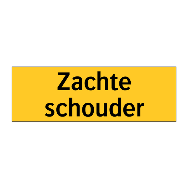 Zachte schouder