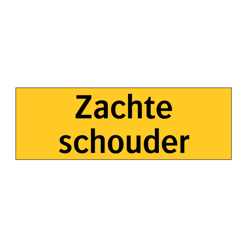Zachte schouder