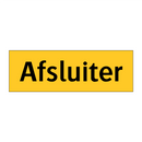 Afsluiter