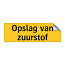 Opslag van zuurstof
