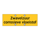Zwavelzuur corrosieve vloeistof