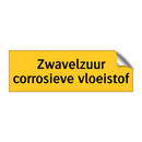 Zwavelzuur corrosieve vloeistof