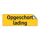 Opgeschort lading
