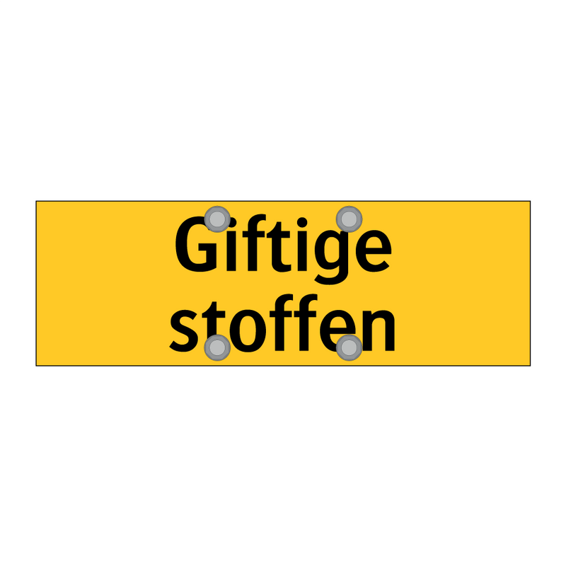 Giftige stoffen