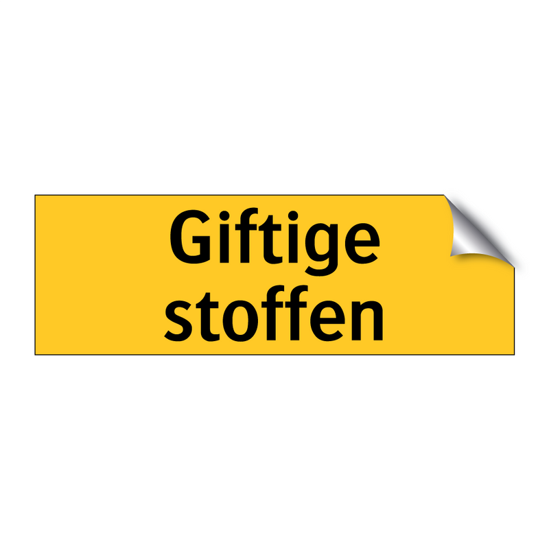 Giftige stoffen