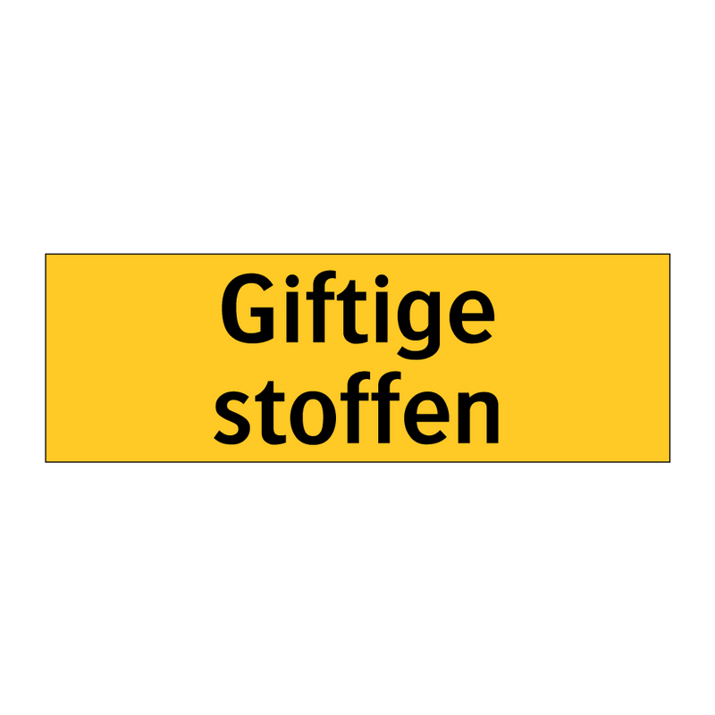 Giftige stoffen