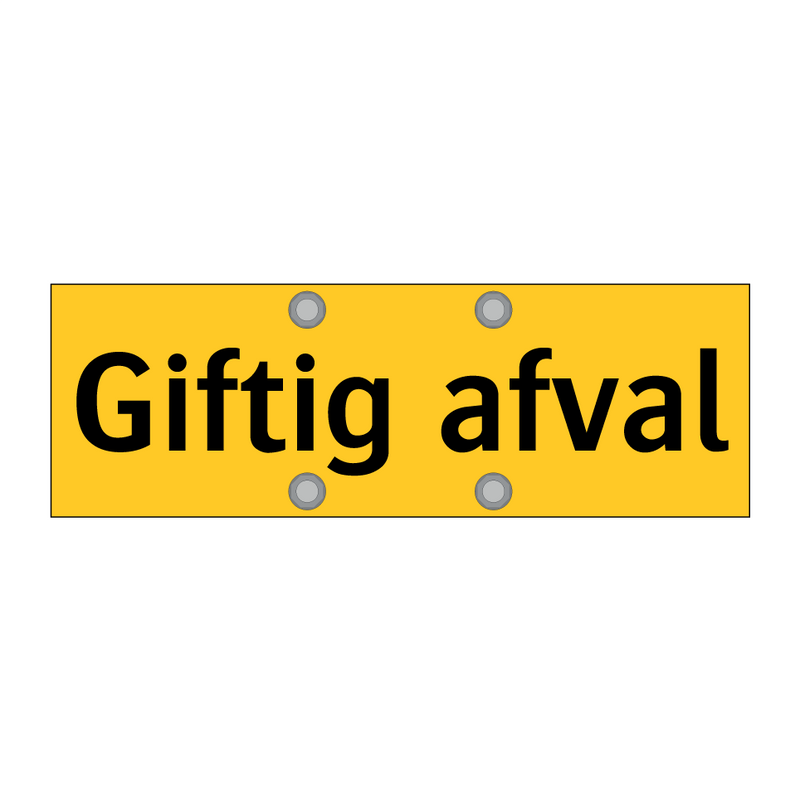 Giftig afval