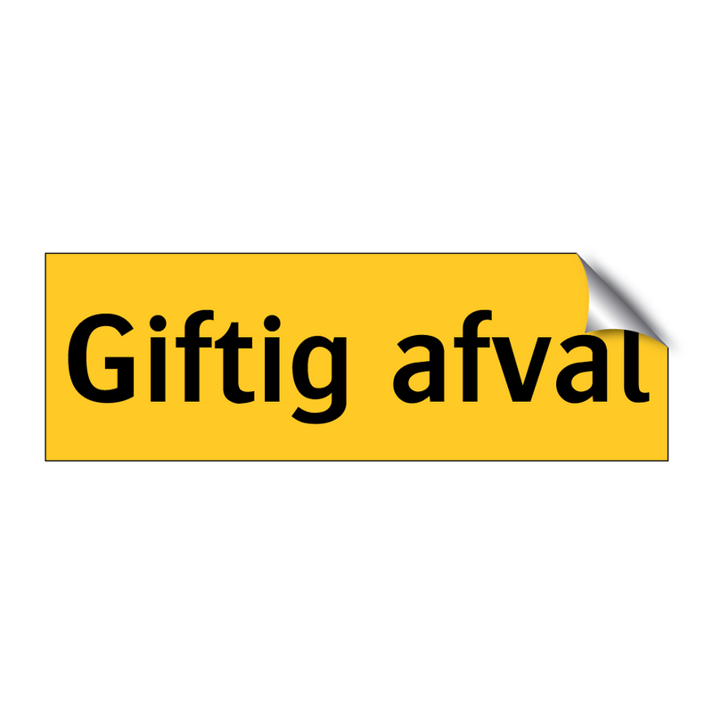 Giftig afval