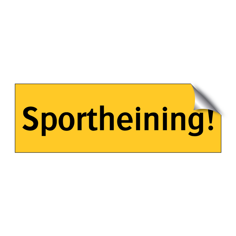 Sportheining!