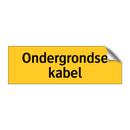 Ondergrondse kabel