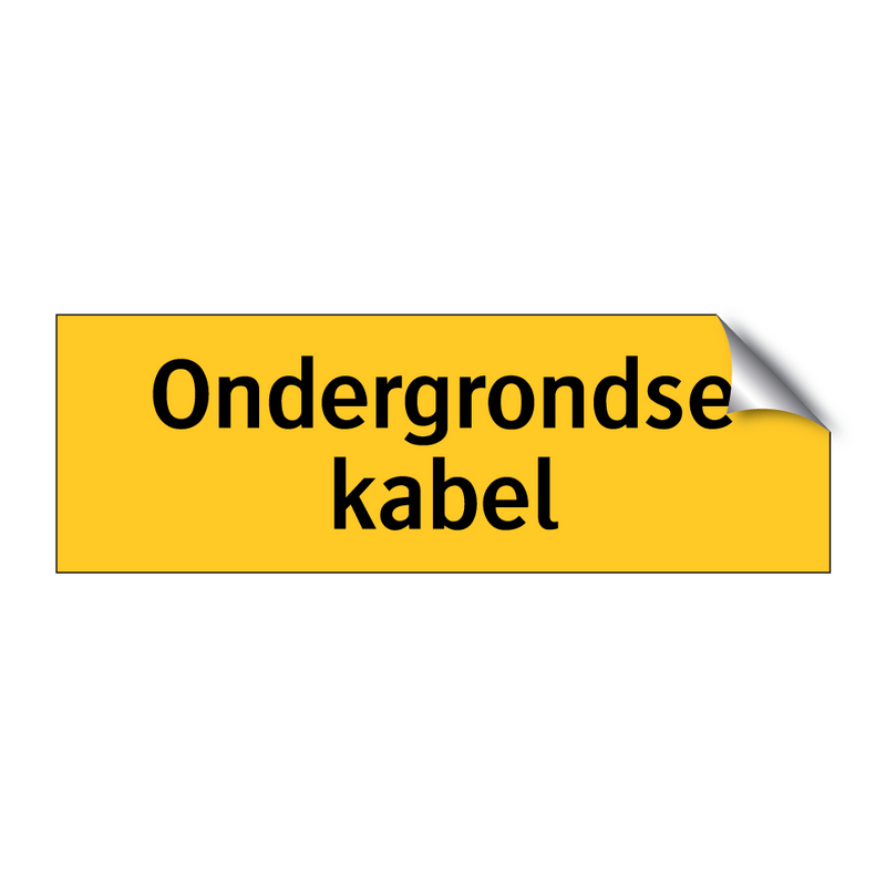 Ondergrondse kabel