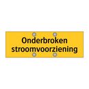 Onderbroken stroomvoorziening