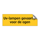 Uv-lampen gevaarlijk voor de ogen