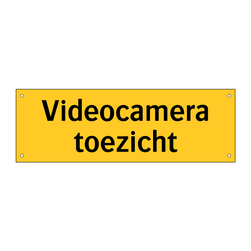 Videocamera toezicht