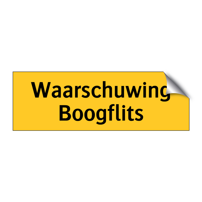 Waarschuwing Boogflits