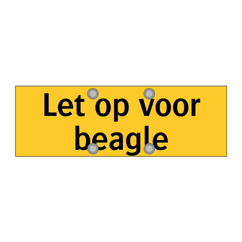 Let op voor beagle