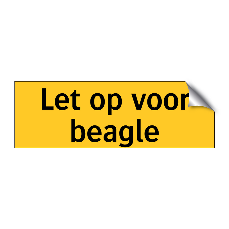 Let op voor beagle