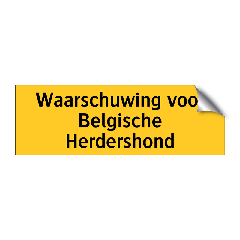 Waarschuwing voor Belgische Herdershond