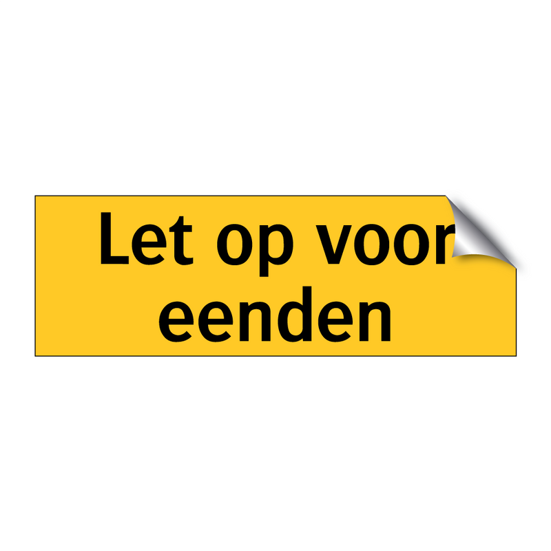 Let op voor eenden