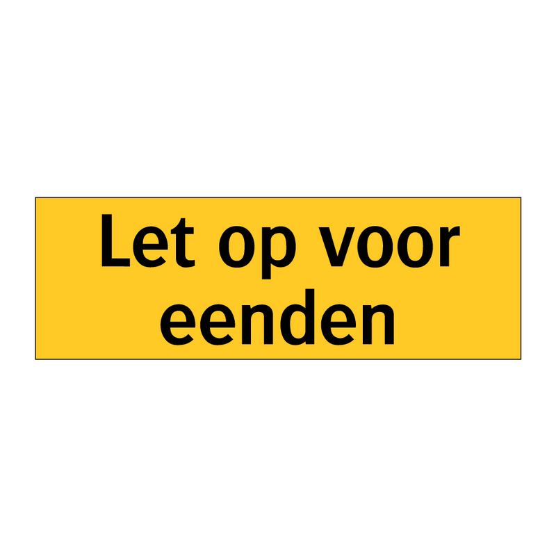 Let op voor eenden