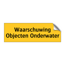 Waarschuwing Objecten Onderwater