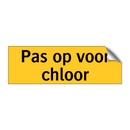 Pas op voor chloor