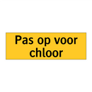 Pas op voor chloor