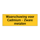 Waarschuwing voor Cadmium - Zware metalen
