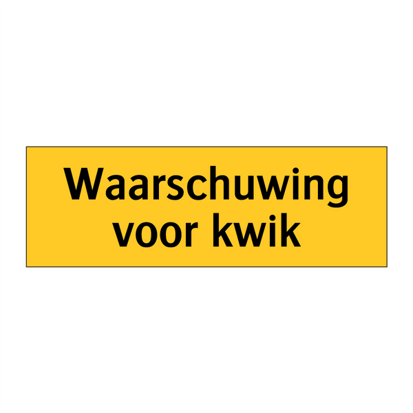 Waarschuwing voor kwik
