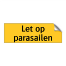 Let op parasailen
