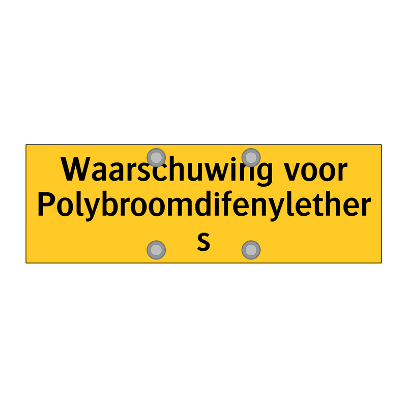 Waarschuwing voor Polybroomdifenylethers