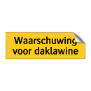 Waarschuwing voor daklawine
