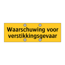 Waarschuwing voor verstikkingsgevaar