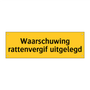 Waarschuwing rattenvergif uitgelegd