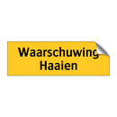Waarschuwing Haaien