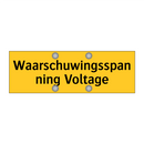 Waarschuwingsspanning Voltage