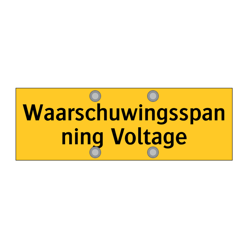 Waarschuwingsspanning Voltage