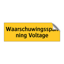 Waarschuwingsspanning Voltage