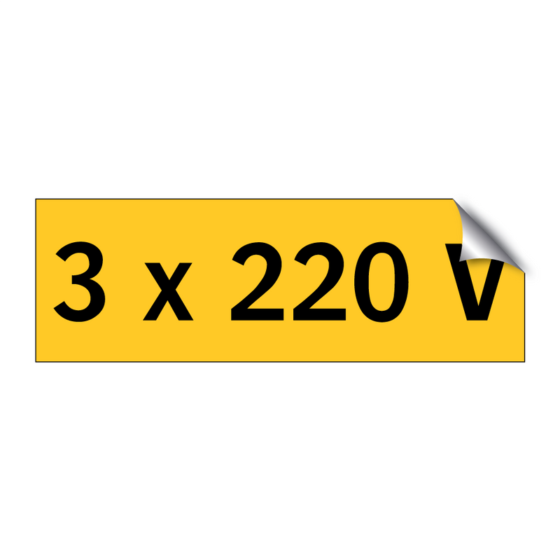 3 x 220 V