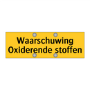 Waarschuwing Oxiderende stoffen