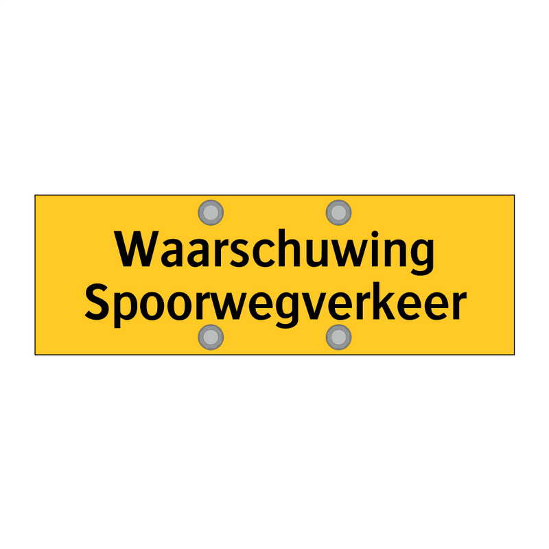 Waarschuwing Spoorwegverkeer