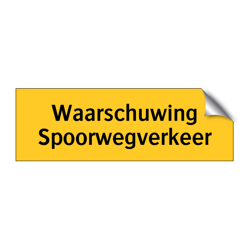 Waarschuwing Spoorwegverkeer