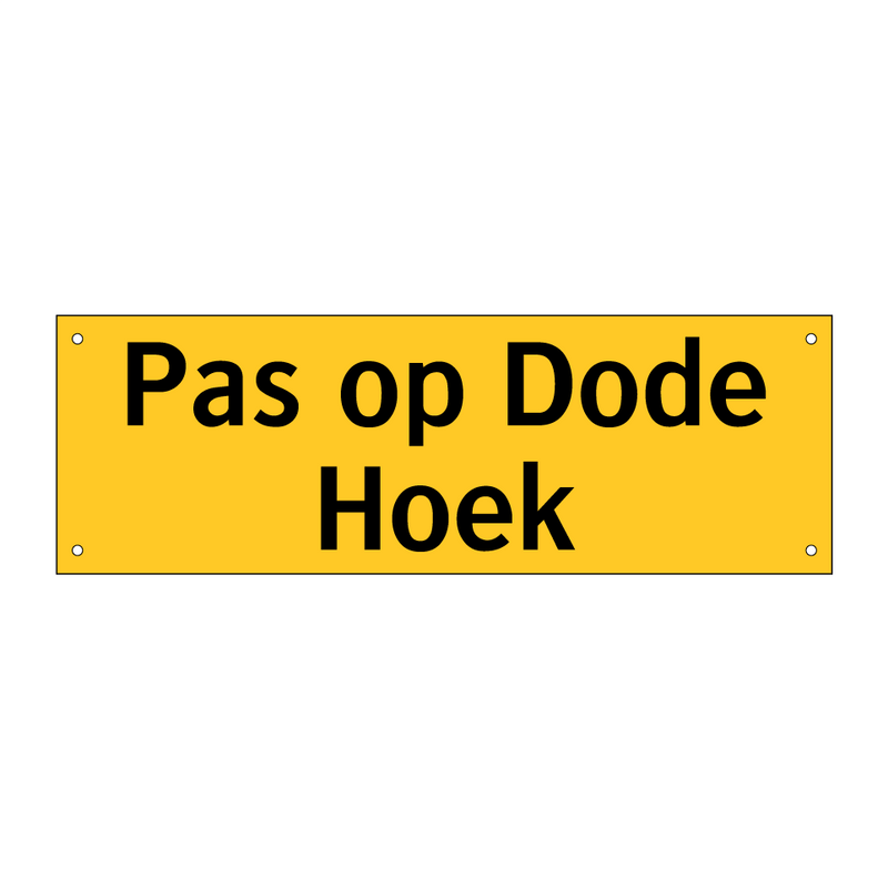 Pas op Dode Hoek