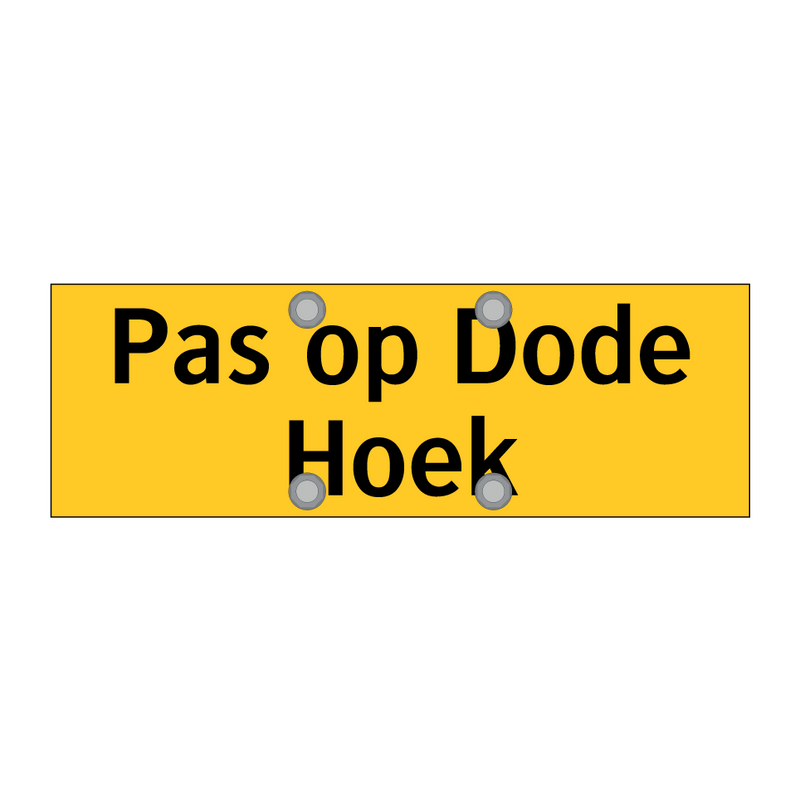 Pas op Dode Hoek