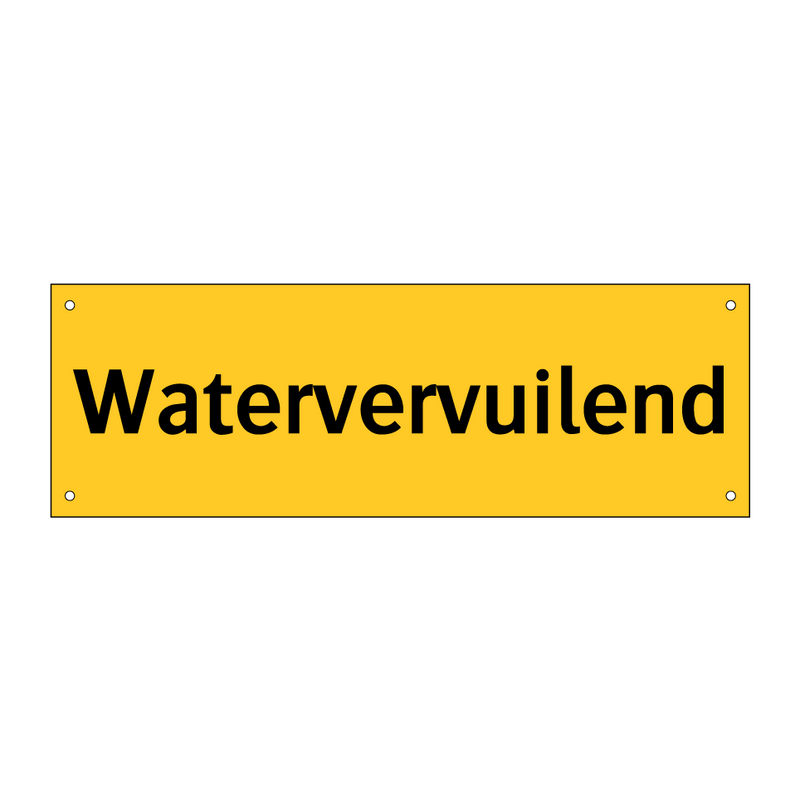 Watervervuilend